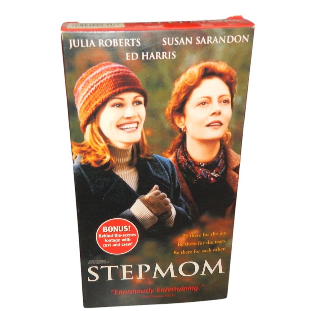 STEPMOM VHS movie in original paper case Julia Roberts Susan Sarandon Ed Harris